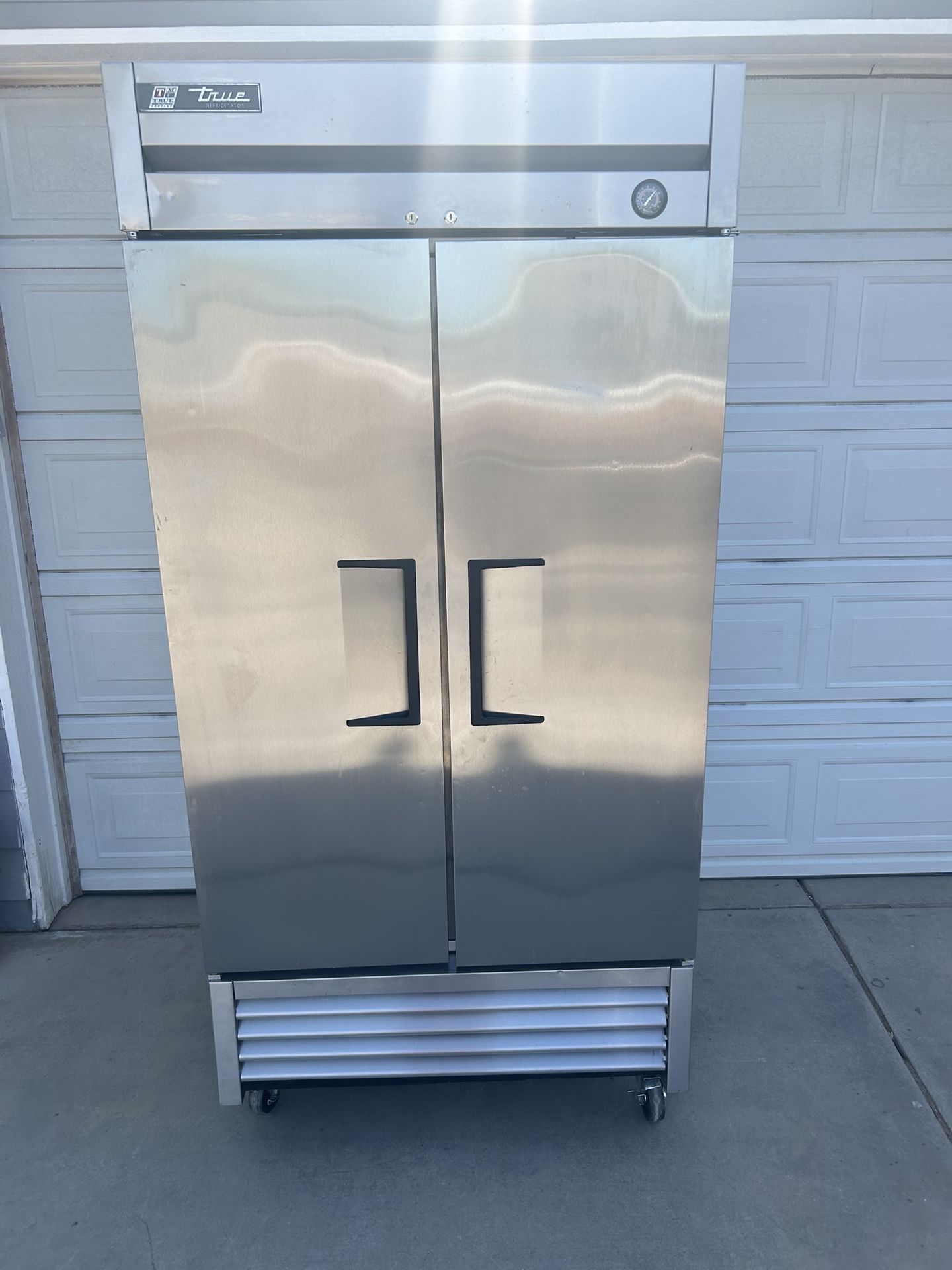 True Commercial Stainless Steel Refrigerator
