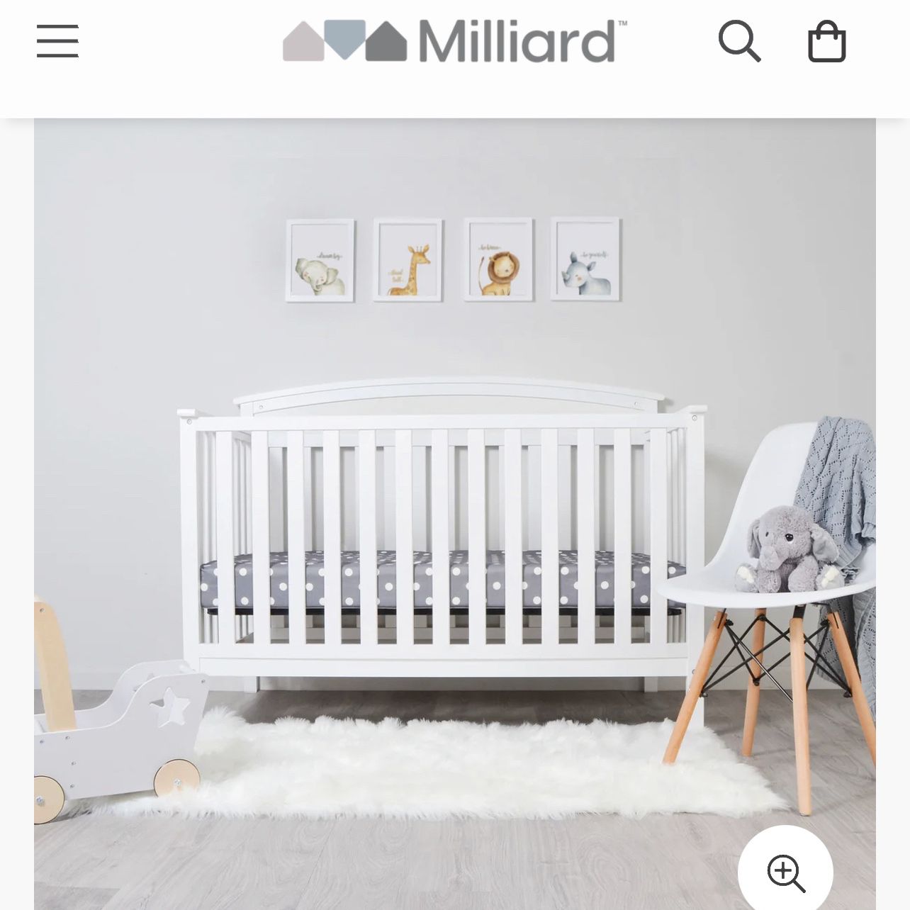 Milliard Foam Crib Mattress- BRAND NEW