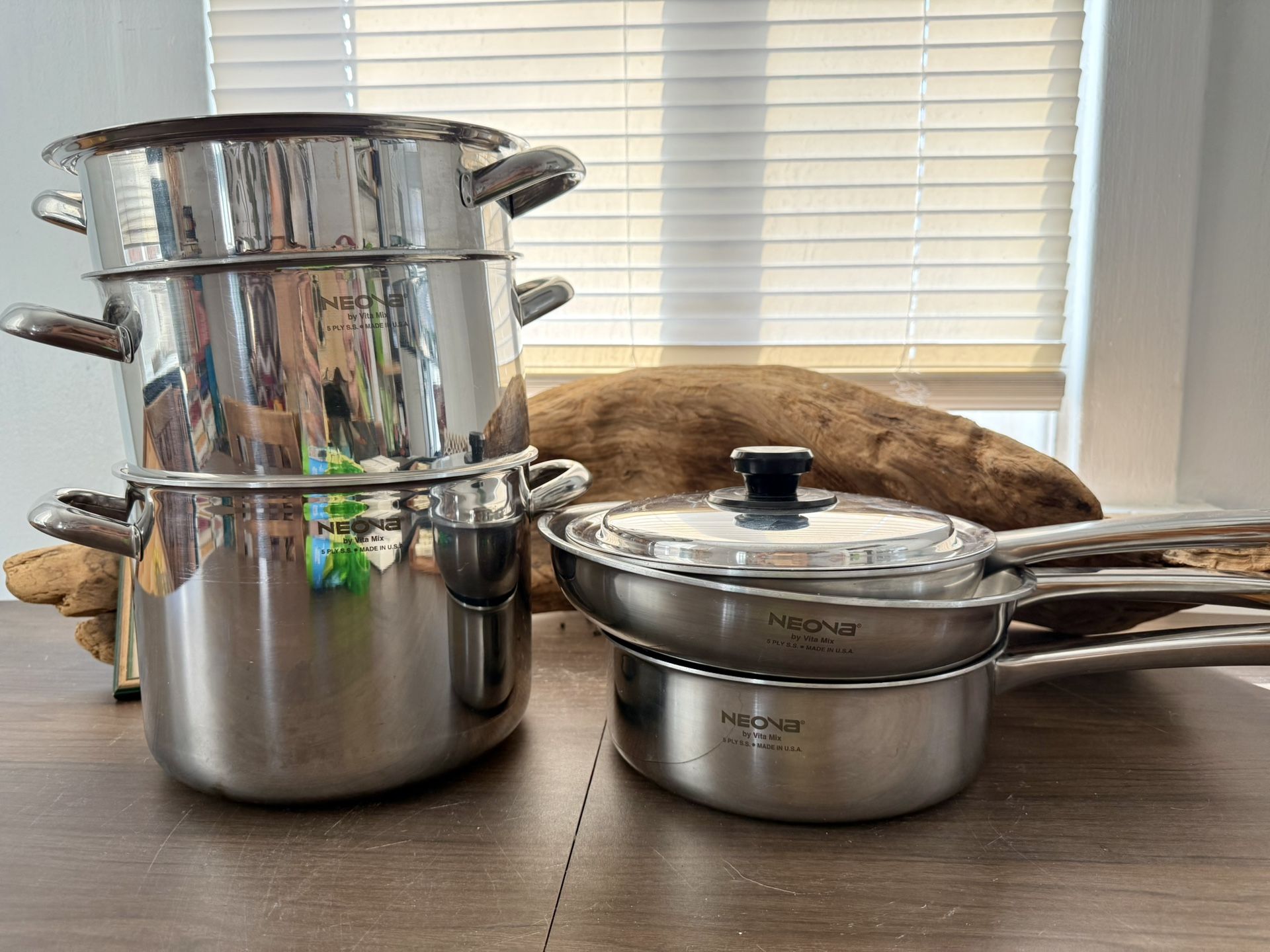 Neova by Vitamix 5 ply Stainless Steel Cookware Set