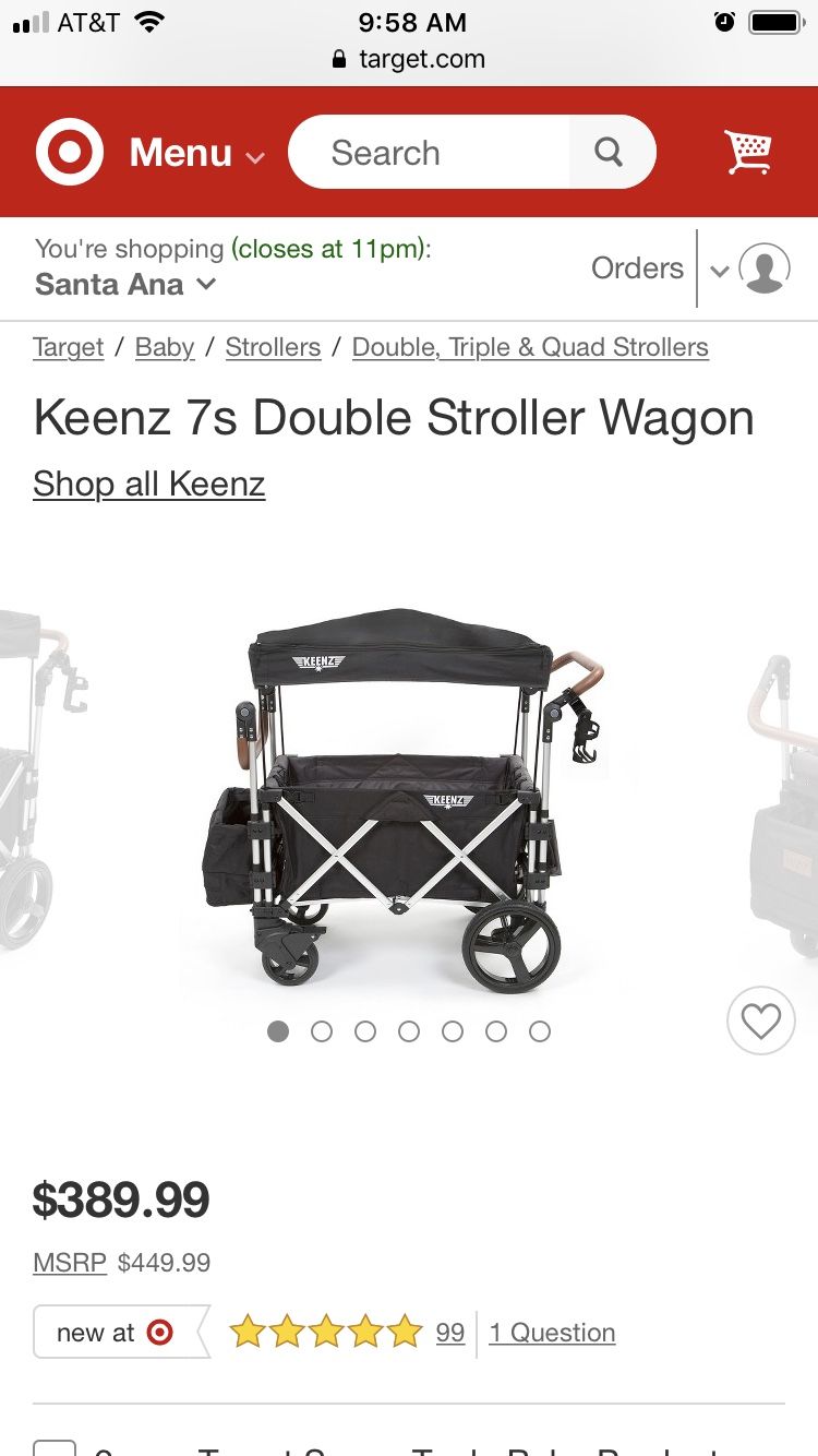 Double Stroller Wagon