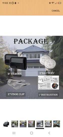 Chamberlain 950ESTD 891LM Garage Door Opener Remote Security 2.0 Learn