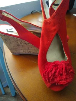 Brown and red wedges