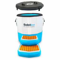 Cold plunge barrel with chiller