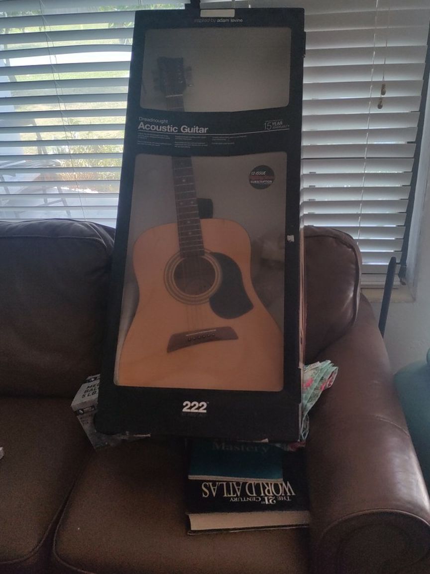 222 First act AL460 Acoustic guitar Adam levine