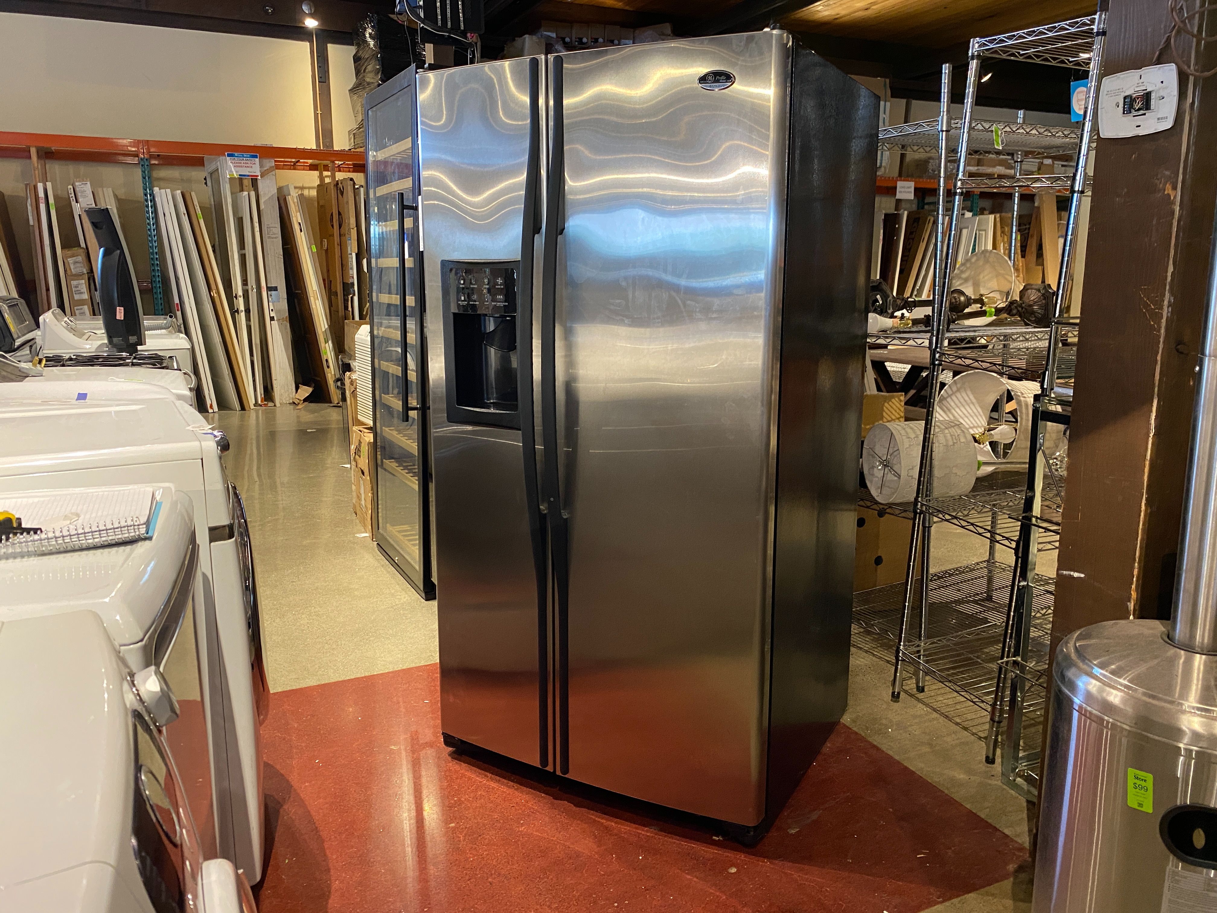 GE Profile Artica Stainless Steel Double Door Fridge Model #PSS25SGNABS