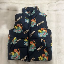 Pokémon Puffer Vest Size 3-4T