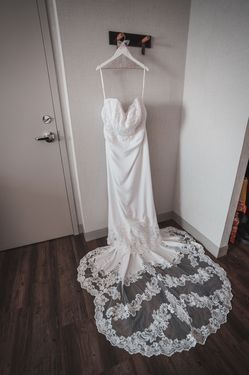 Wedding Dress And Veil  Thumbnail