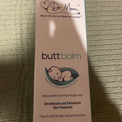 Dr. Mom Butt Balm Diaper Rash Ointment  Dimethicone & Petrolatum Skin Protection