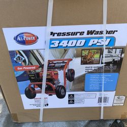 3400 Psi Al Power Pressure Washer 