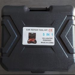 Electric Car Jack with Tire Inflator and Impact Wrench 