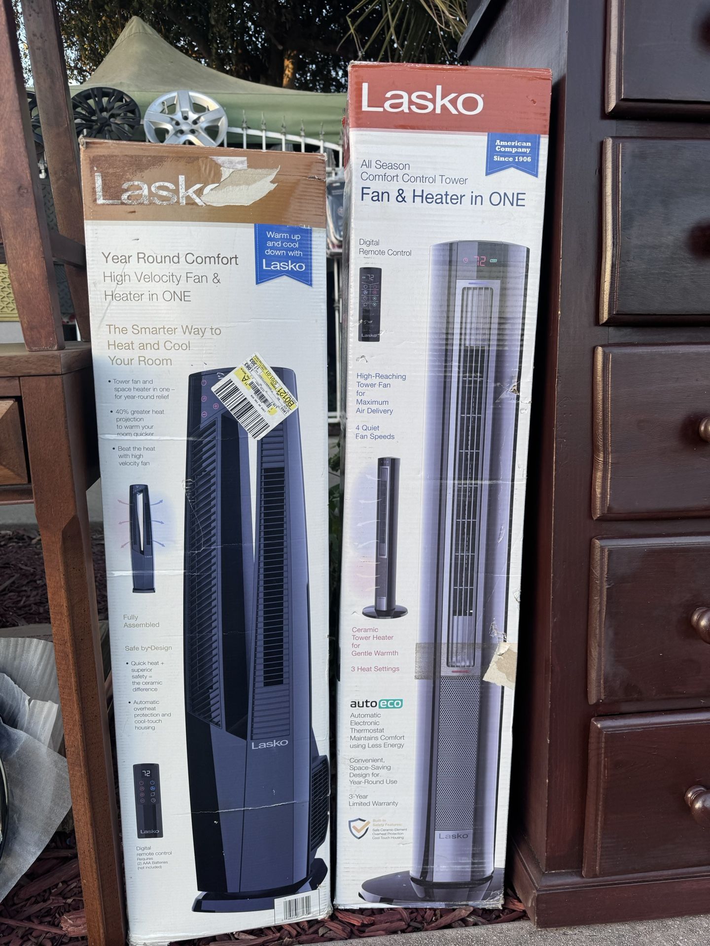 large heater Lasko 37.5" All Season Electric Tower Space Heater & fan w/ Remote oscillating calenton para cuarto grande con ventilador dos en uno cale