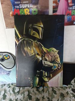 Star Wars The Mandalorian Wall Art Decoration