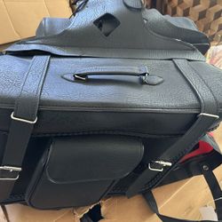 River Road Zip-Off X-Large Slant Braided Motorcycle Saddlebags
