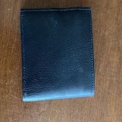 Wallet- Genuine Leather, Black 