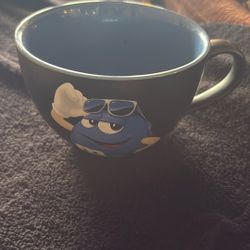 M&M Black and Blue large mug