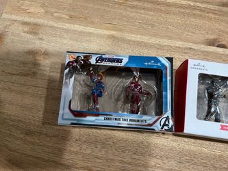 Avengers and Star Wars Christmas ornaments $10 each