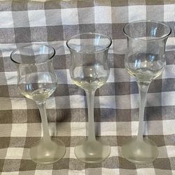 Crystal Candle Holder Trio - PartyLite