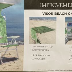 Visor Tailgating/Beach/Concert Chair