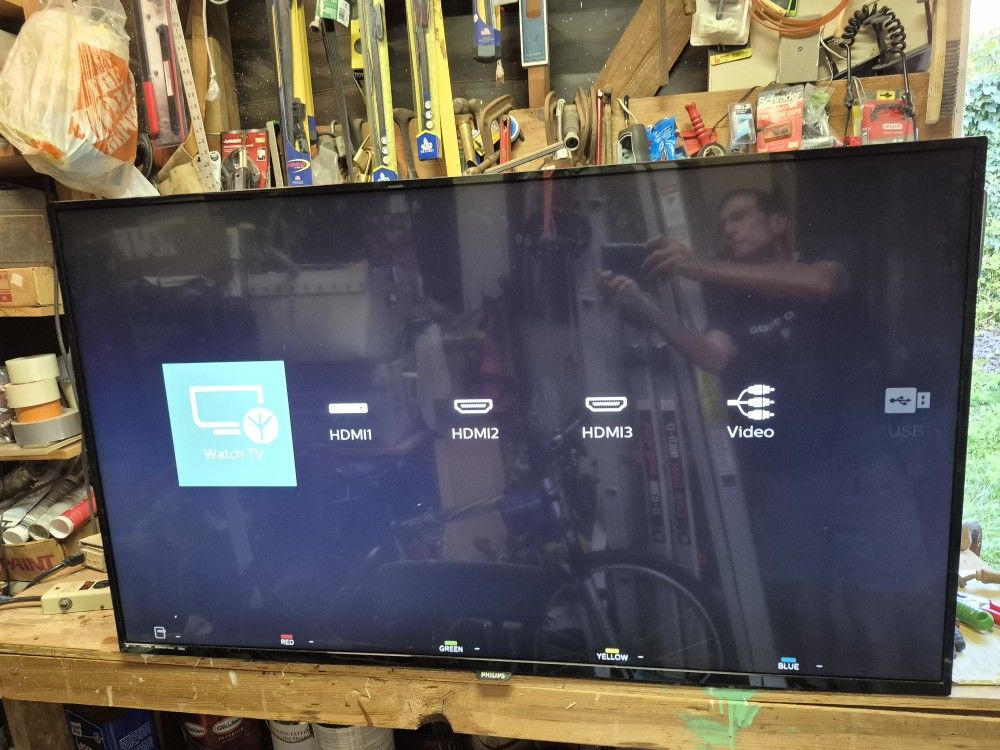 Phillips fifty five inch t v