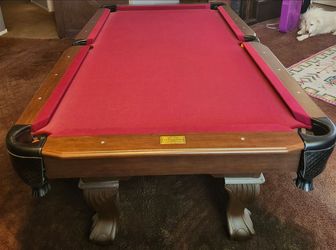 Pool Table & Dart Board w/ Rack Just in time for your 4th of July Party!
