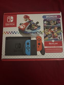 Nintendo Switch With Mario Kart Included