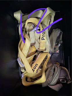 Lot of 12 Heavy-Duty 2" E-Track Ratchet Straps (ProGrip / Semi Truck / Trailer)