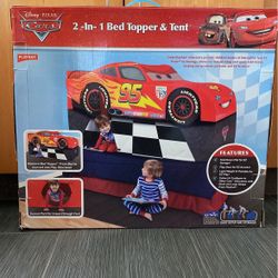 Disney “Cars” Bed Topper/Tent For Twin Bed