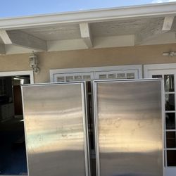 2 Sets Of 36” SUBZERO Refrigerator/Freezer