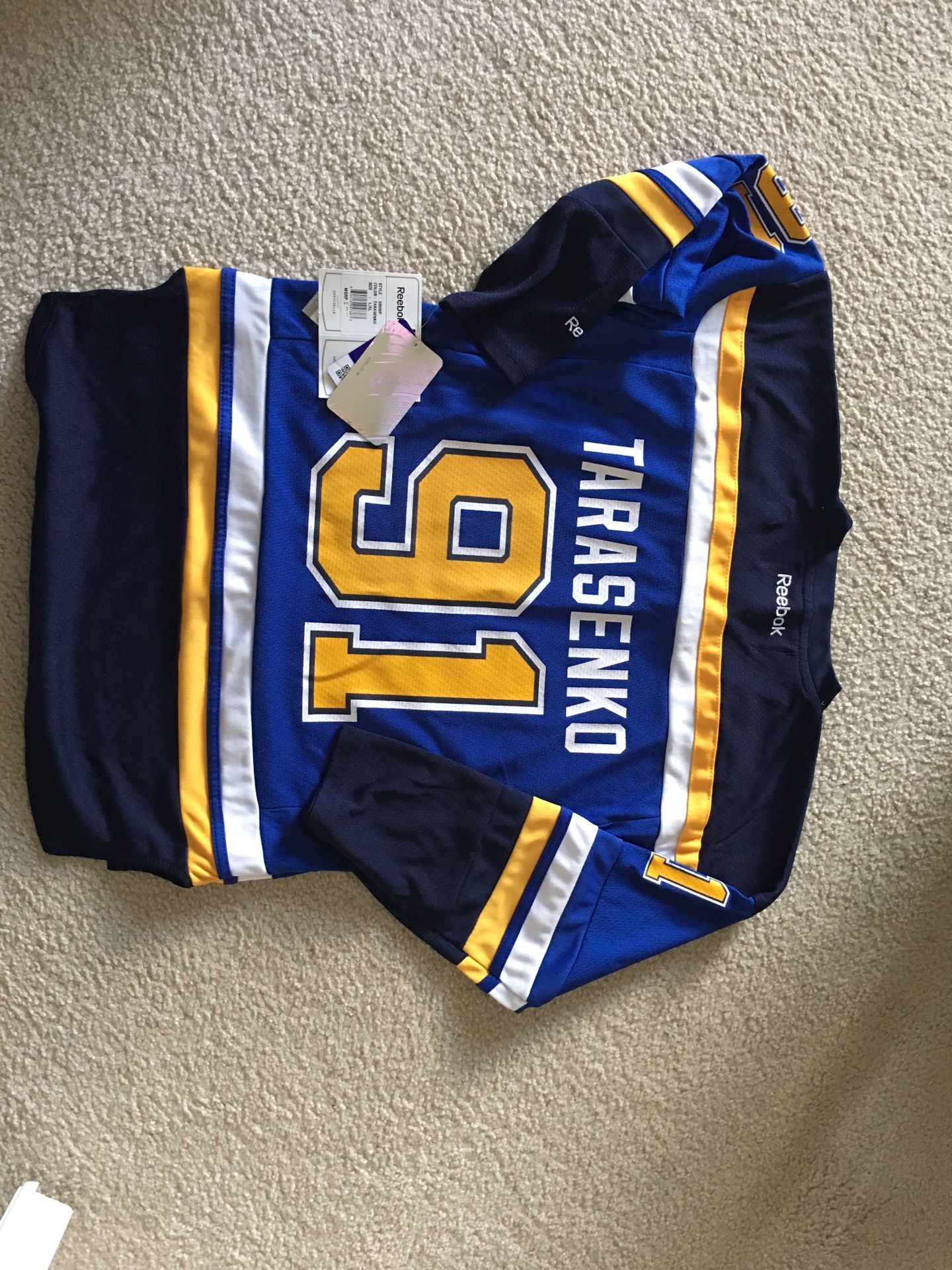 Youth Large NHL TARASENKO Jersey. Brand new. Pet free/smoke free. Great gift!NHL playoffs