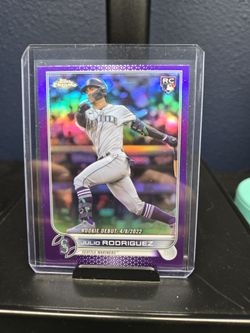 Julio Rodriguez rookie purple Refractor