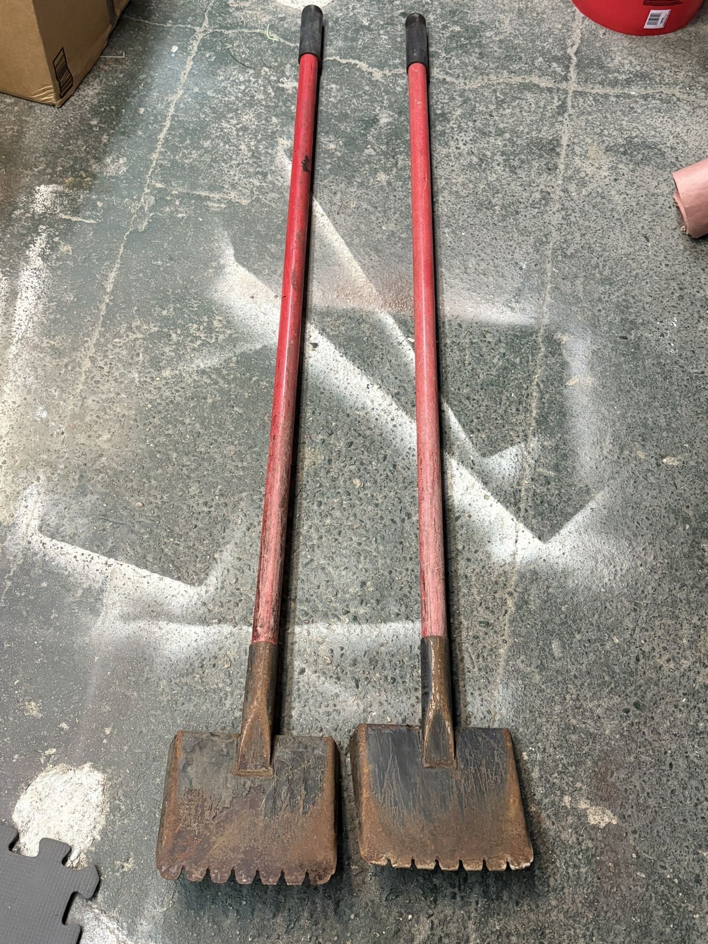 Pair Of Roof Stripping Shovels