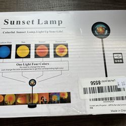New, Sunset Lamp Projector