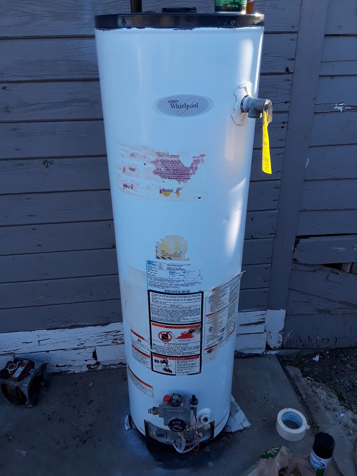 Water heater de gas natural