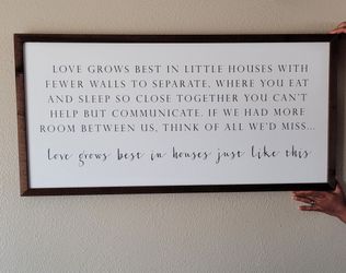 Love Grows Best Canvas