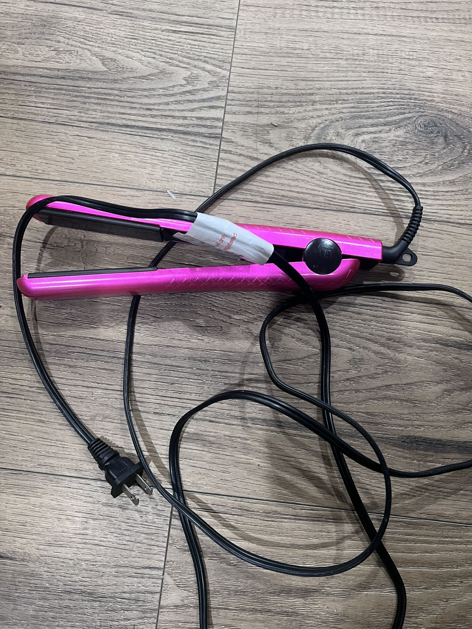 Herstyler Hot Pink Seasons Ceramic Flat Iron Ion Hair Straightener 1.25"