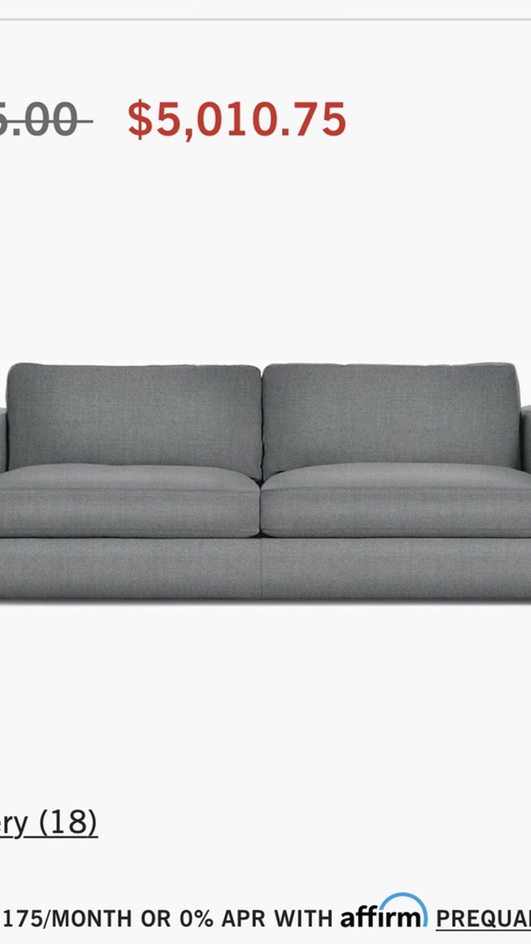 Design Within Reach Couch Sofa - DWR