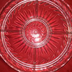 New Glass Serveware With Center Dipper