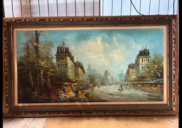 Painting canvas French original