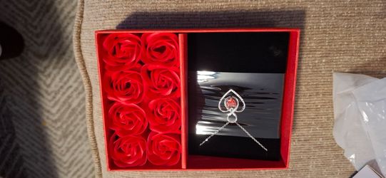 Rose and Necklace