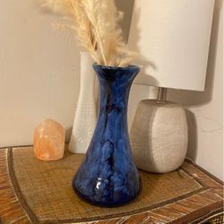 Blue Marble Vase