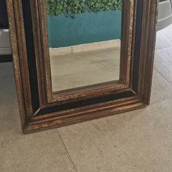 Vintage Framed Mirror 79 Cm  X 100cm