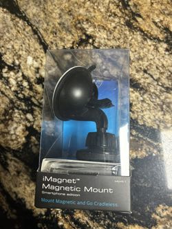 iMagnet MG-1 Magnetic Smartphone Car Mount - New in Box! Strong Suction & Go Cradleless
