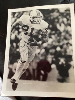8x10 signed by player