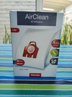 Miele Vacuum Bags Type FJM 3D AirClean 3 Packages 