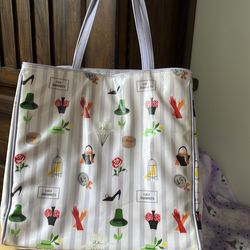 Vintage Lulu Guinness large Tote bag purse