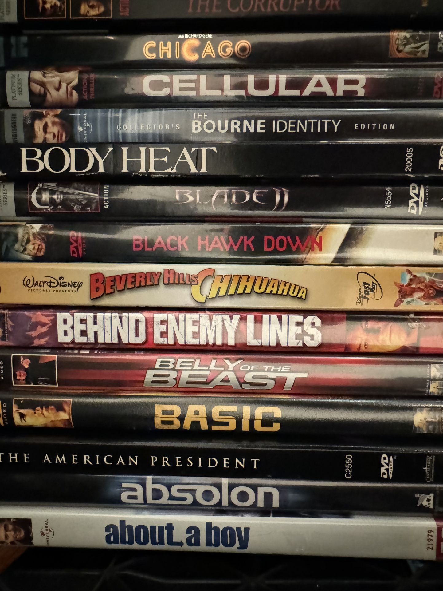 DVD (A-Y) $2.00 each