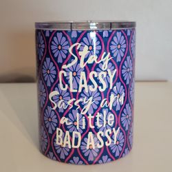 Funny/Decorative Metal Cup w/ Lid