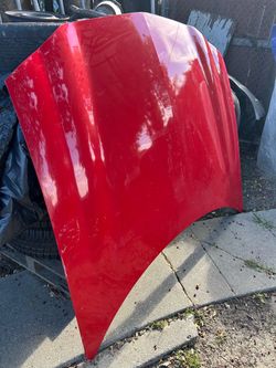 1(contact info removed) HOOD RED PANEL CAMARO