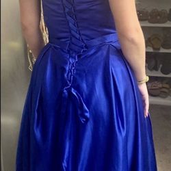 Off The Shoulder Silk Prom Dress