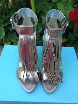 Marciano Rose Gold Fringe heels size 7 - worn once